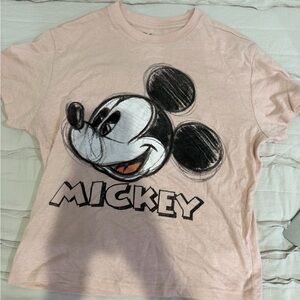 Disney Mickey Mouse Blush Pink Kids T-Shirt